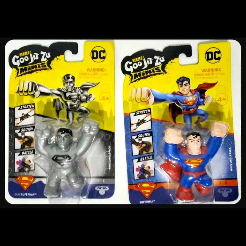Heroes of Goo Jit Zu Superman mini figures set